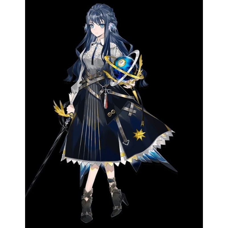 kostum cosplay Astesia, arknight roh bumi