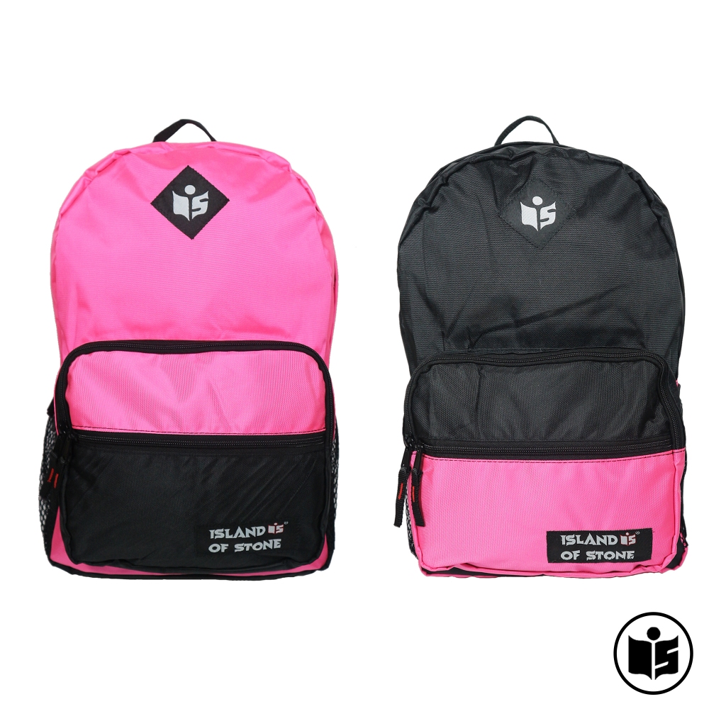 Tas Ransel Backpack Basic Nylon 2 Warna - Island Of Stone
