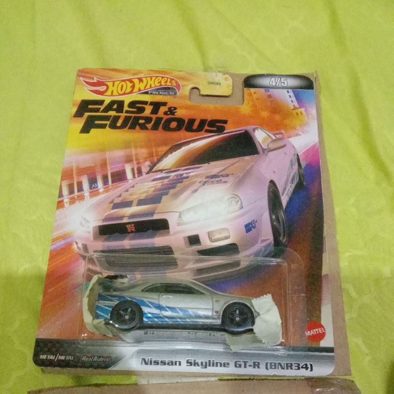 Hot Wheels Nissan GTR R34 FNF