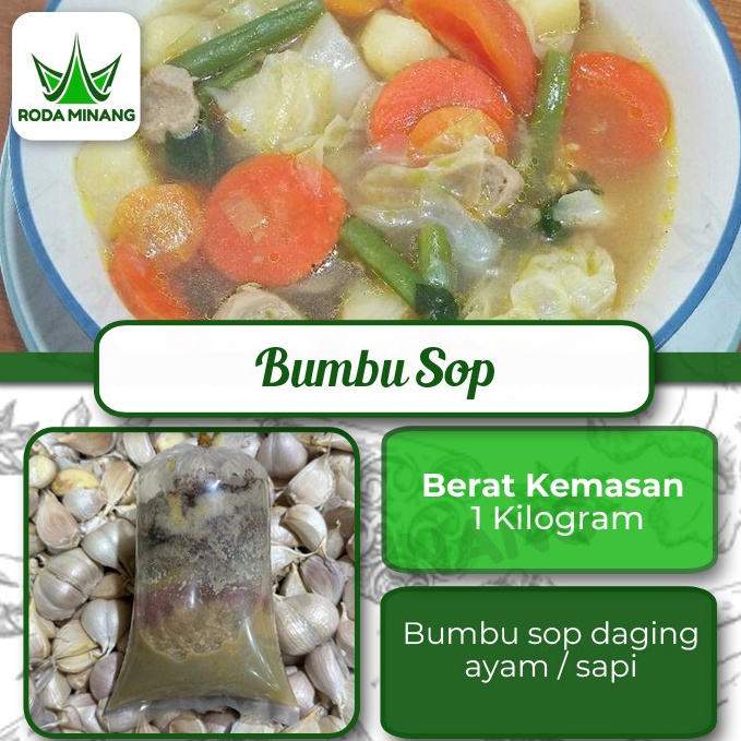 

COD TERMURAH Bumbu Sop Daging Sapi Ayam Giling Basah Halus Bumbu Jadi 1Kg