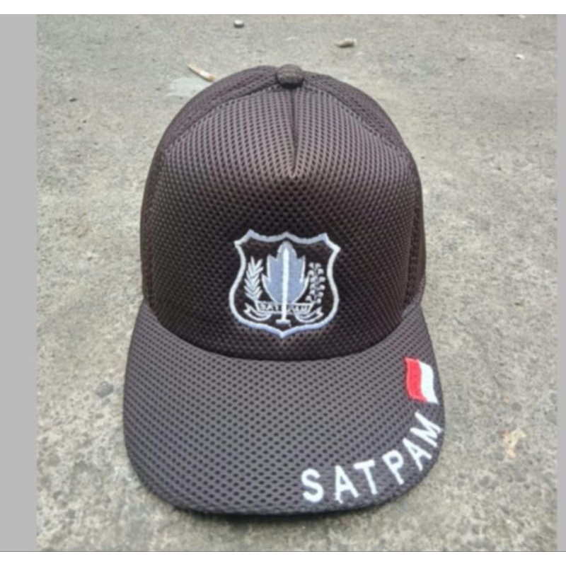 Topi satpam coklat topi satpam terbaru