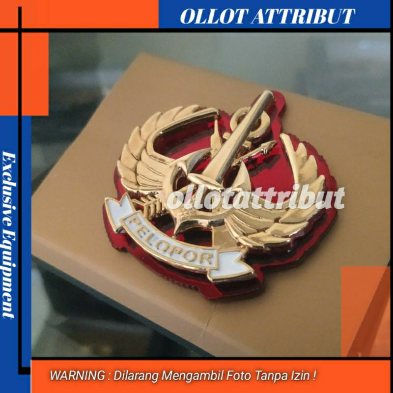 PIN PELOPOR BRIMOB | PIN PELOPOR POLRI | BREVET PELOPOR BRIMOB POLRI