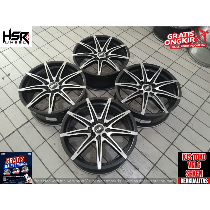 MENJUAL VELG RACING SECOND TERMURAH BERKUALITAS BUAT MOBIL YARIS HONDA JAZZ FREED MOBILIO SWIFT VELO
