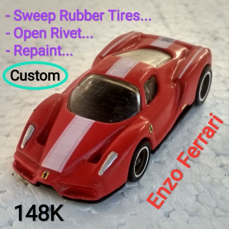 Hot Wheels Ferrari Enzo Custom Merah