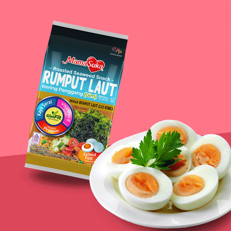 

MAMA SUKA RUMPUT LAUT PANGGANG RASA SALTED EGG RENDANG JAGUNG BAKAR