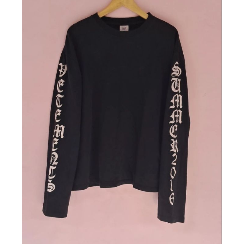 kaos vetements long sleeve