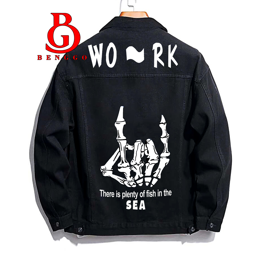 BENGGO.ID | Terbaru Jaket Jeans / Jaket Jeans Pria / Jaket Jeans / Jaket Jeans Motif / Jaket Jeans K