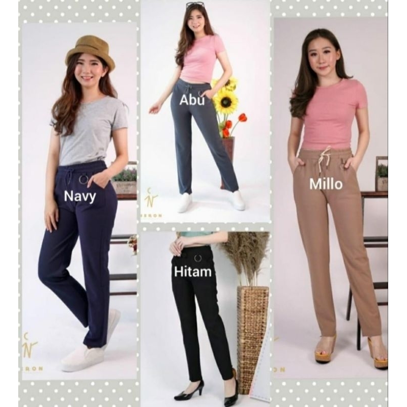 CELANA POLOS PANJANG WANITA // CELANA POLOS IMPOR NERON