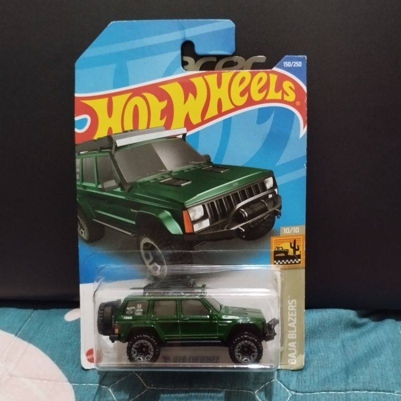 Hotwheels Jeep Cherokee Hijau