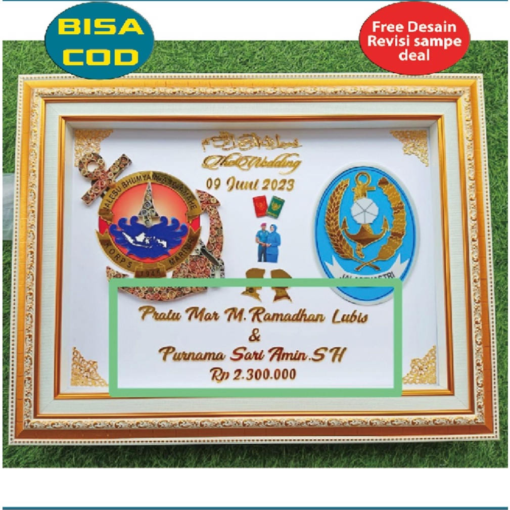 Bahan Mahar Tulisan Akrilik Saja