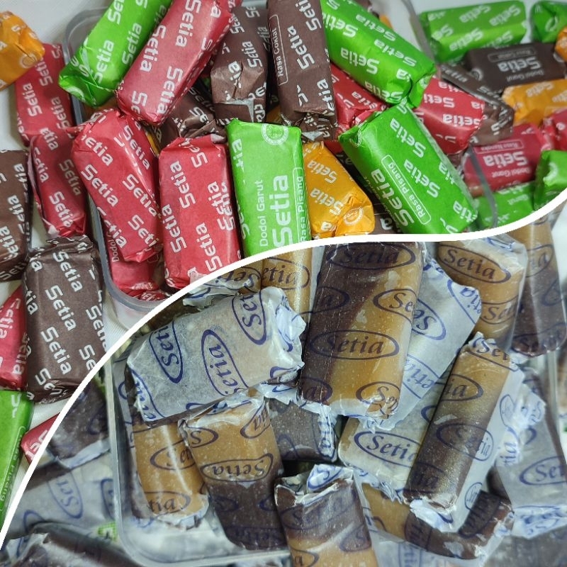 

Dodol garut campur manis legit 1kg macam rasa varian enak