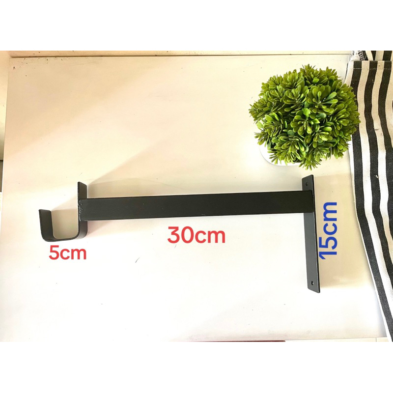 Siku rak Besi ambalan dinding 30cm