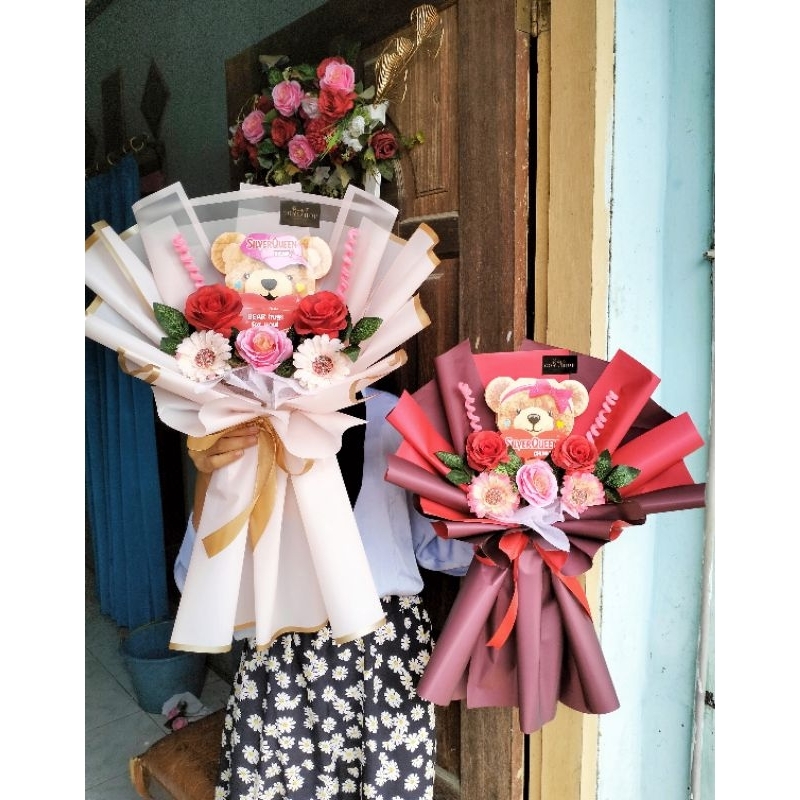 

buket coklat beruang bear/kado buket valentine