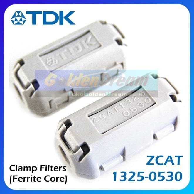 Magnet TDK Original ZCAT 1325 0530 Ferrite Core Clamp Filters EMC 5mm