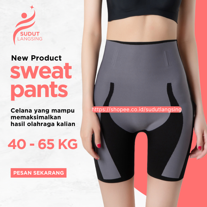 Celana Olahraga Pendek Leging Sport Wanita High Waist Alat Aksesoris Olahraga Gym Fitness Pengecil P