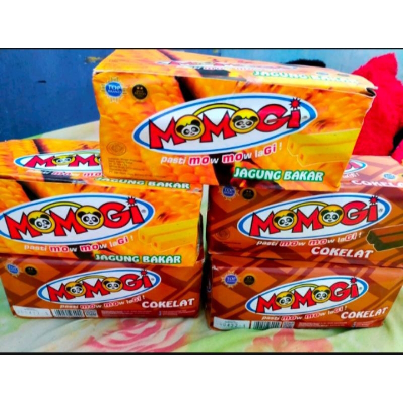 

Aff Momogi cokelat,keju dan jagung 1box isi 20pcs Grosir