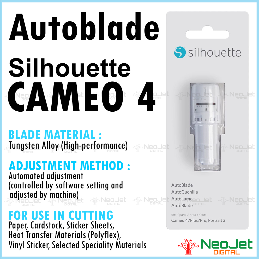 

Pisau Cameo 4 Auto Blade Autoblade Silhouette Cameo 4 Portrait 3 Cameo Plus Cameo Pro