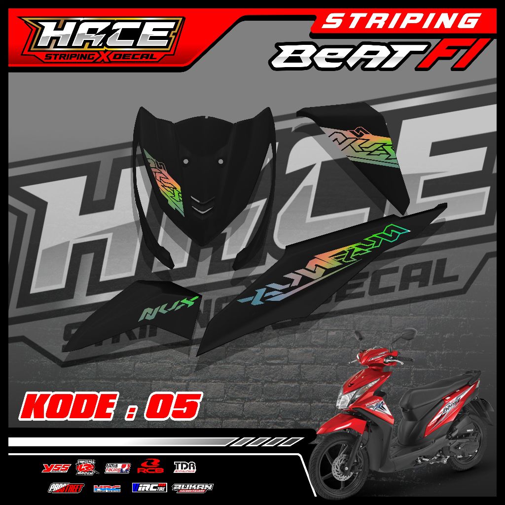 05 STICKER CUTTING BEAT FI - STICKER STRIPING CUTTING BEAT FI NUX