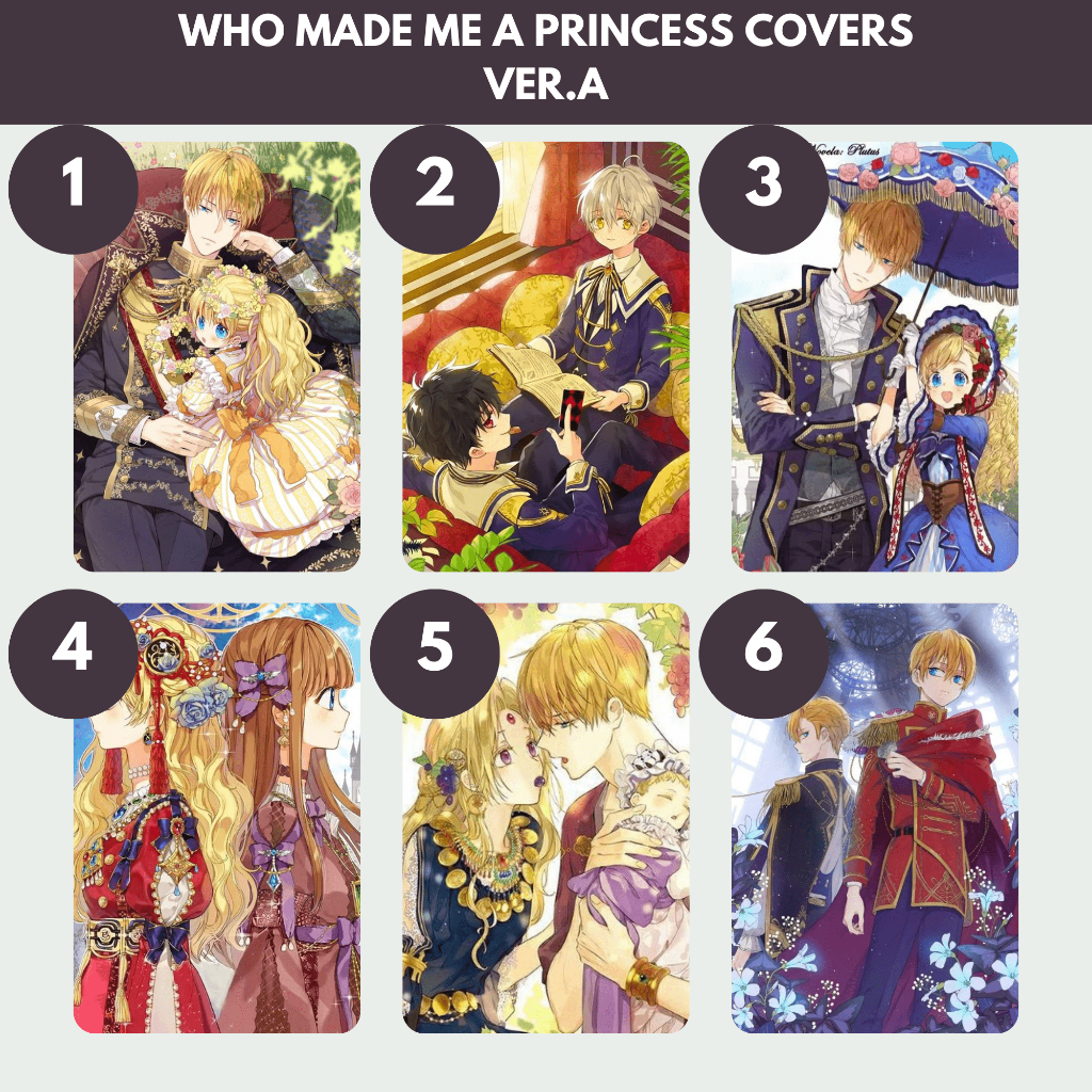 PHOTOCARD ANIME|MANHWA|MANGA| WMMAP | WHO MADE ME A PRINCESS CLAUDE DE ALGER OBELIA, ANATHASIA DE AL