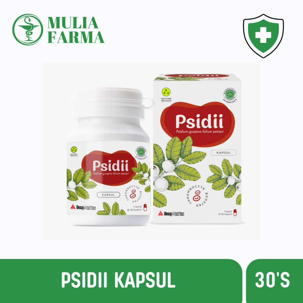 PSIDII KAPSUL // DBD // MENINGKATKAN KADAR TROMBOSIT // MEMBANATU MENINGKATKAN SEL DARAH MERAH // EX