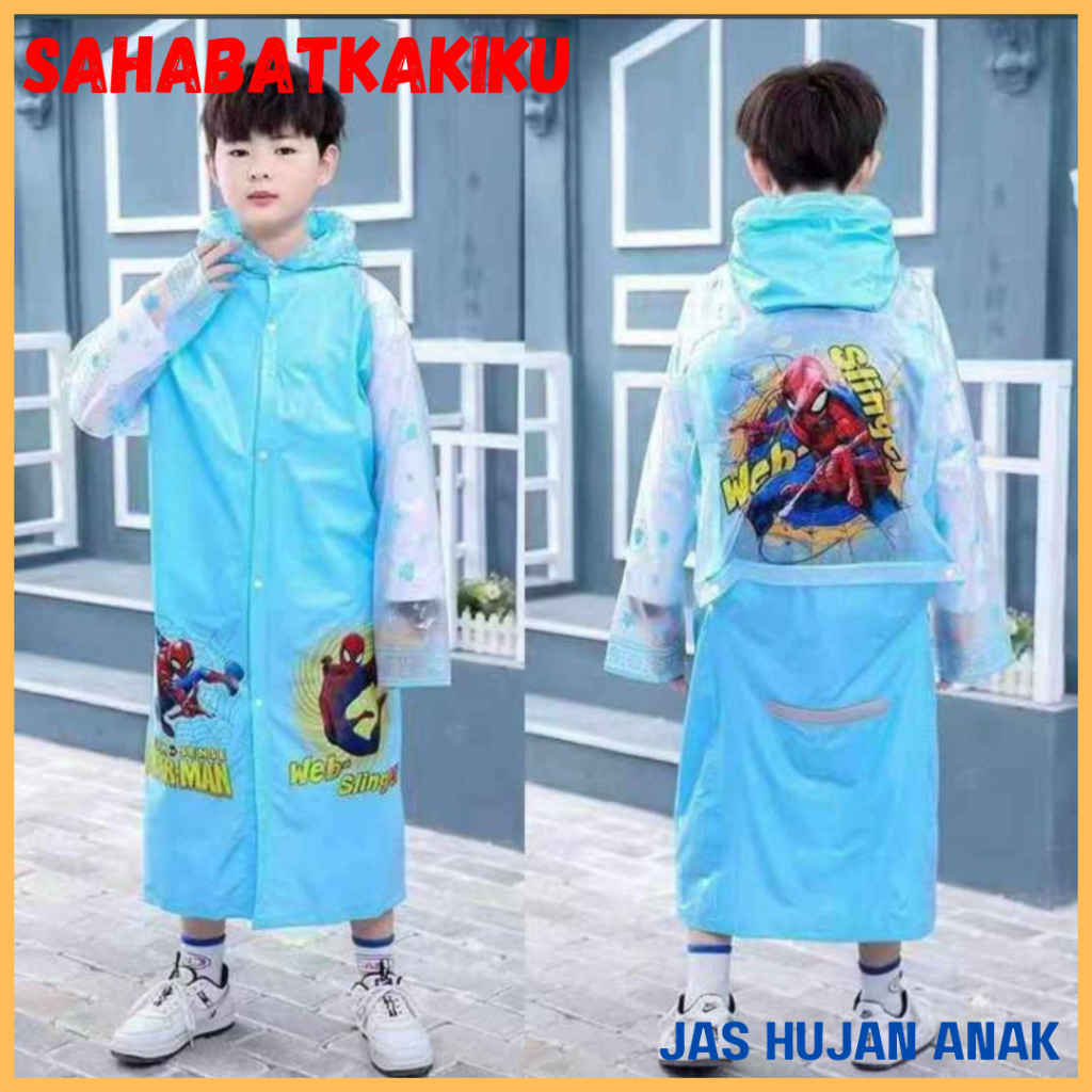 Jas Hujan Anak Premium  / Jas Hujan Anak Karakter / Jas Hujan Anak Tebal Bagus