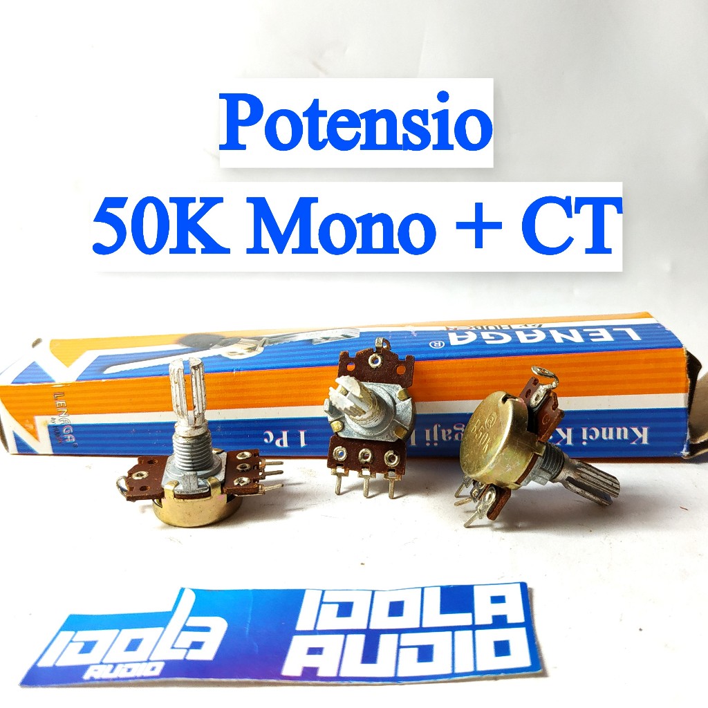 Potensio 50K Mono + CT | Potensiometer 50 K Mono CT