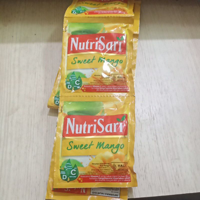 

NutriSari Sweet Mango Mangga Manis 10 Sachet