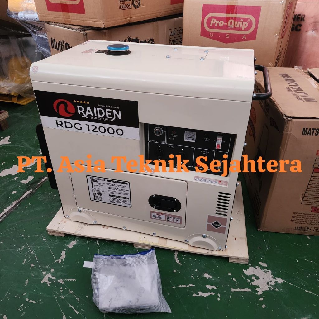Genset Silent Diesel 10 kva Raiden RDG12000