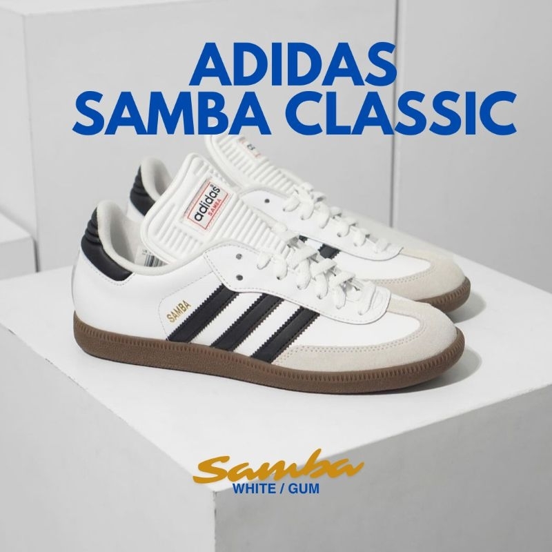 Adidas Samba Classic Original White Gum