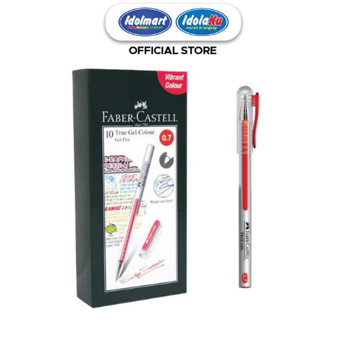

IDOLMART Pulpen Faber Castel True Gel 0.7 - Merah