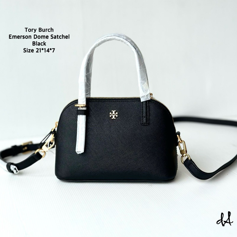 TB Emerson dome satchel black