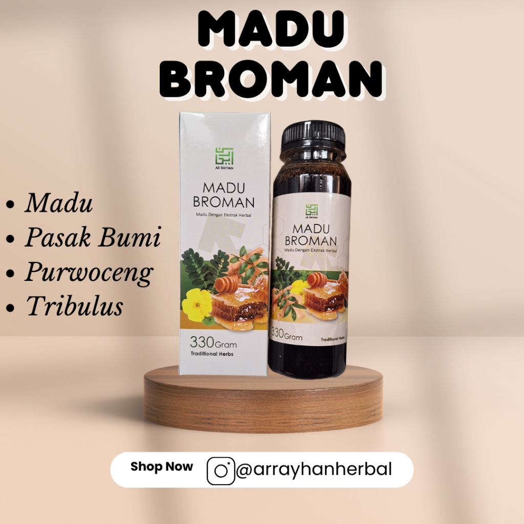 

Madu BROMAN Penyubuur Priaa Ar Rayhan 330gram