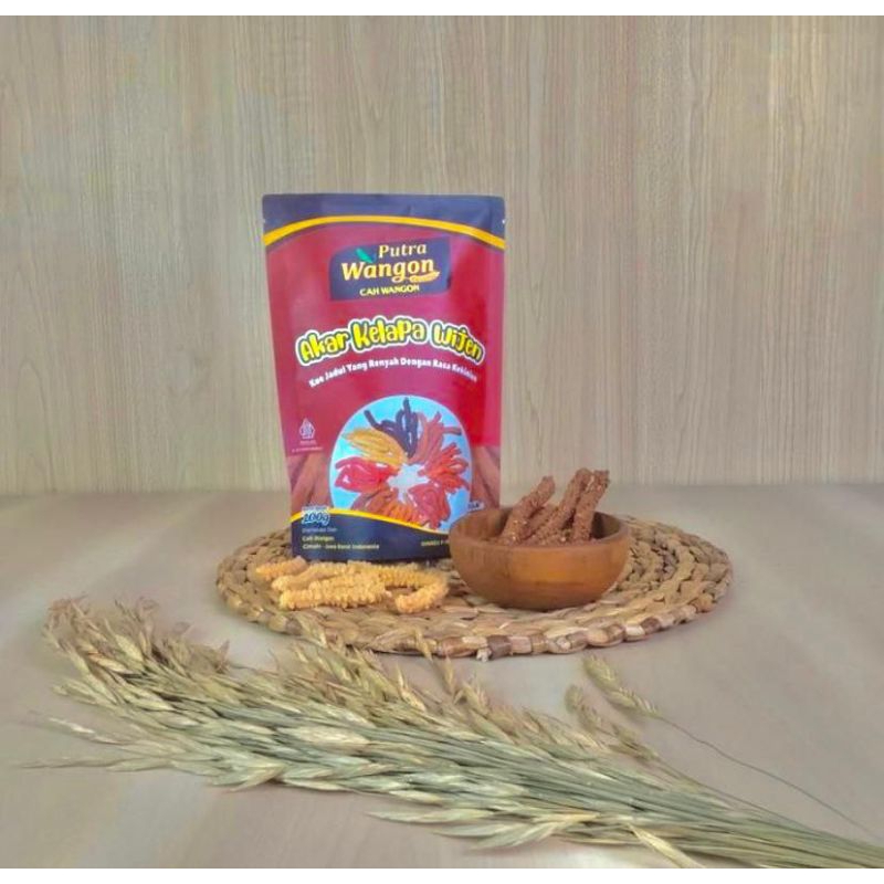 

kue akar kelapa wijen