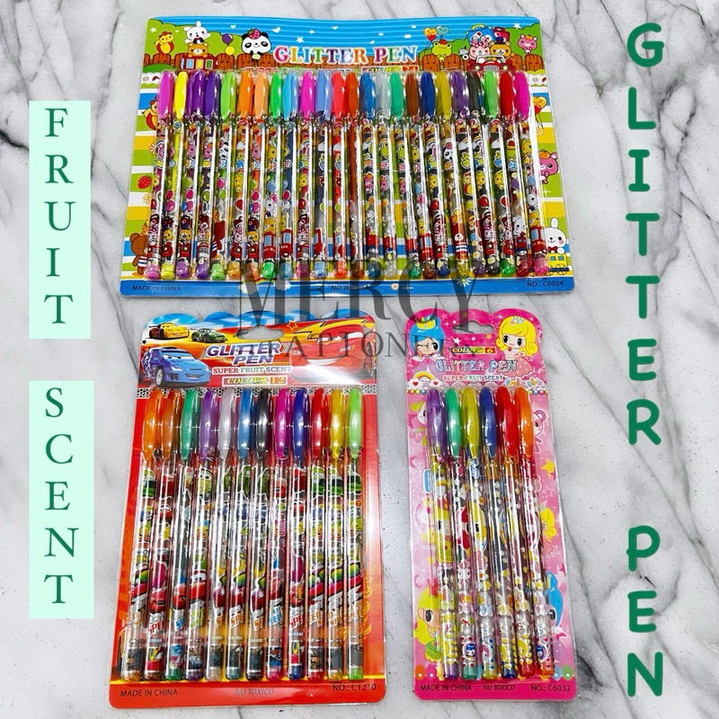 

Glitter Pen 6 Warna 12 Warna 24 Colors