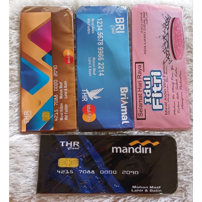 

100 PAK AMPLOP ATM MIX OREO