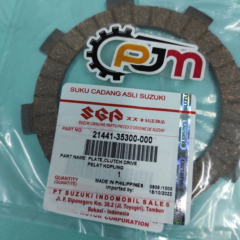 KAMPAS PLAT KOPLING FR80 FR 80 ORIGINAL ORI ASLI SUZUKI SGP 21441-35300-000