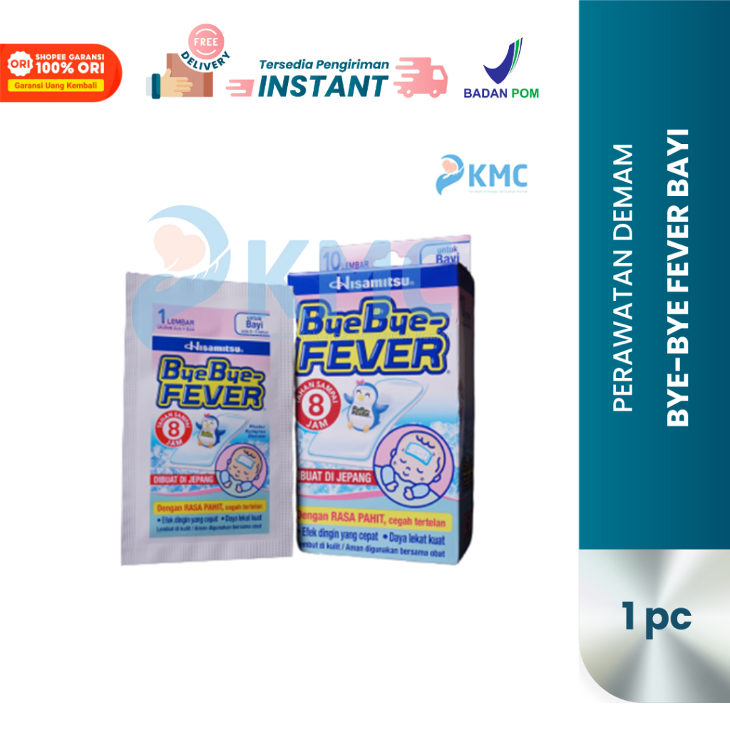 Hisamitsu ByeBye Fever Bayi isi 1 Lembar