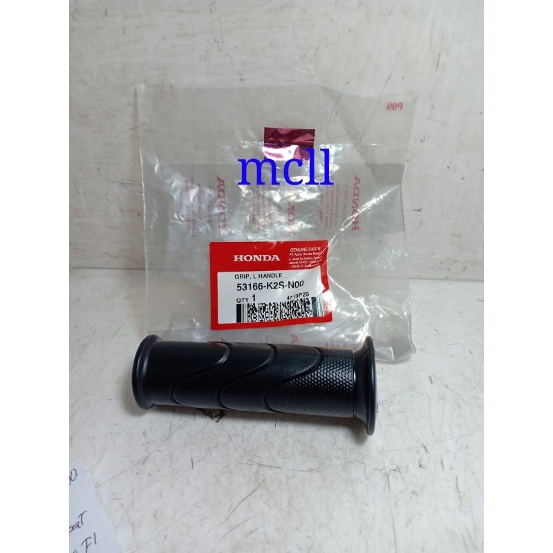 GRIP KIRI VARIO 160/BEAT POP/REVO FI/SUPRA X 125 FI 2014 ORIGINAL HONDA 53166-K2S-N00