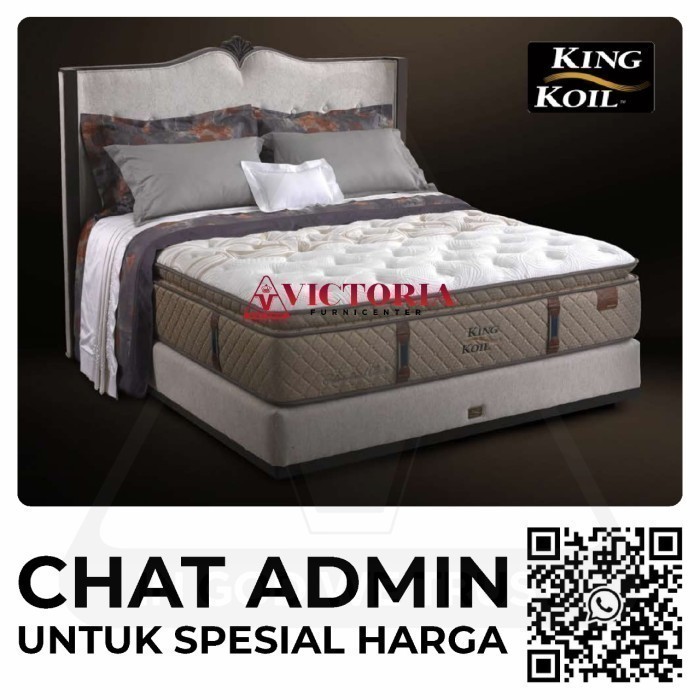 King Koil  International Classic  Fullset  Set  180 x 200  180x200  Kasur Spring Bed Springbed Termu