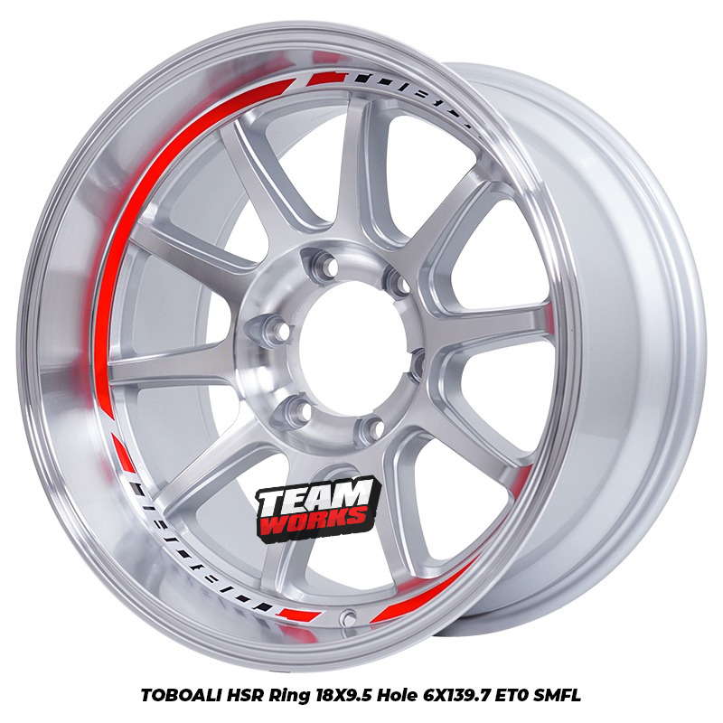 velg hsr toboali hsr wheel ring 18 warna silver polish buat fortuner