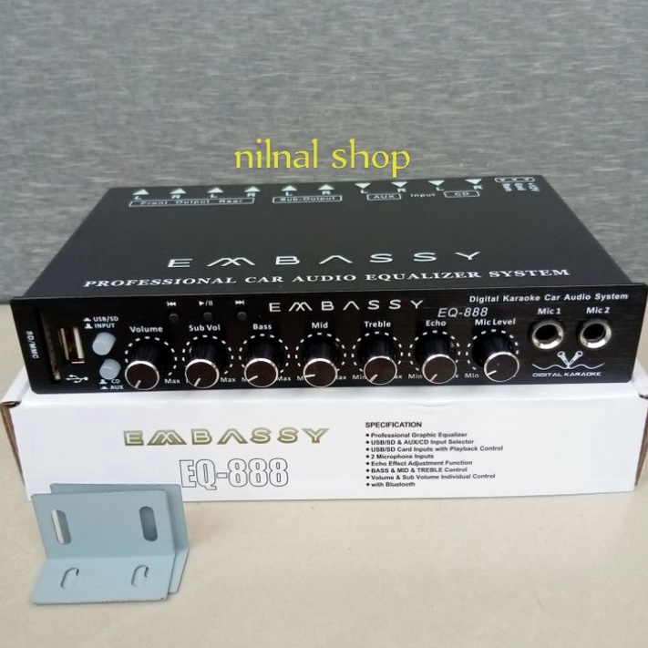 Hw PARAMETRIK MOBIL BLUETOOTH EMBASSY 888  Terupdate