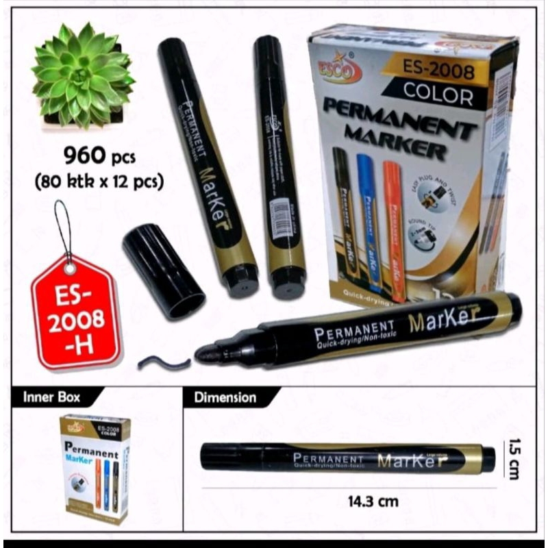 

Spidol Permanent Murah / Spidol Marker Murah