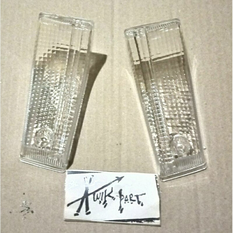 mika riting depan putih kanan kiri Suzuki rc 100 rc bravo