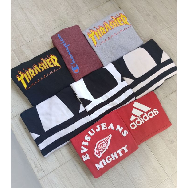 Hoodie Thrasher hitam second