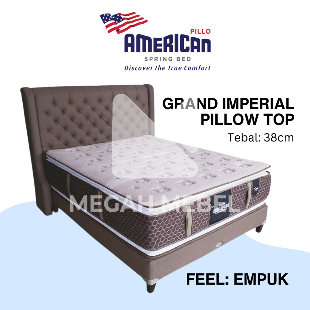 American Pillo Spring Bed Tipe Grand Imperial Pillow Top