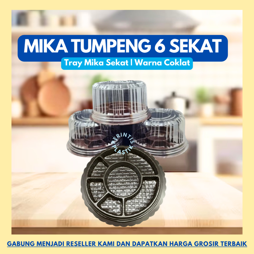 Mika Tumpeng Sekat 6/Mika Nasi Kuning/Mika Tumpeng