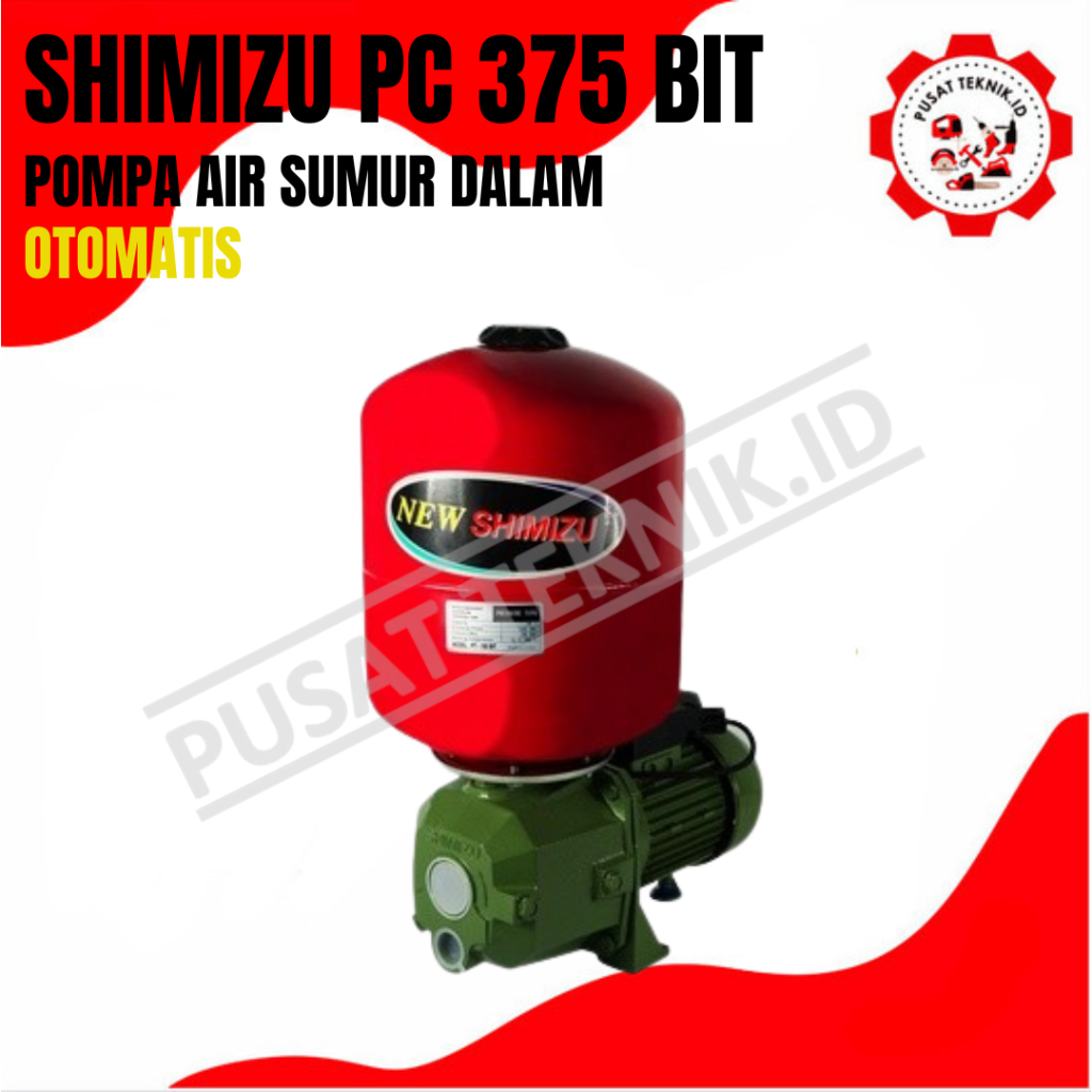 SHIMIZU PC 375 BIT POMPA AIR SUMUR DALAM JET PUMP OTOMATIS PC375BIT / PC-375 BIT