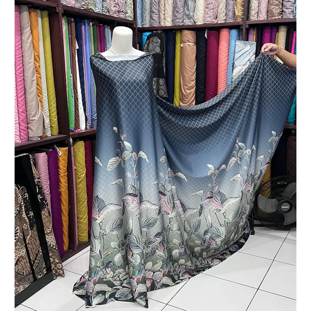 Kain Armany Silk Gradasi Motif Meteran Terbaru