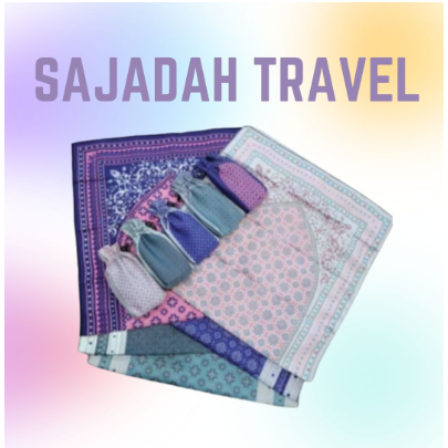 Sajadah Traveling Sejadah Travel pouch Sajadah Jumbo souvenir umroh Sejadah