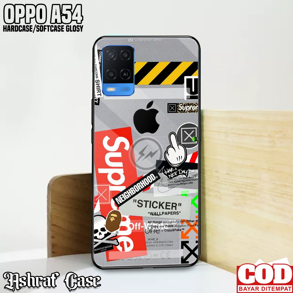 Case OPPO A54 - Casing Hp OPPO A54 ( BA ) Silikon Hp OPPO A54 - Softcase Glass Kaca - Kondom Hp OPPO